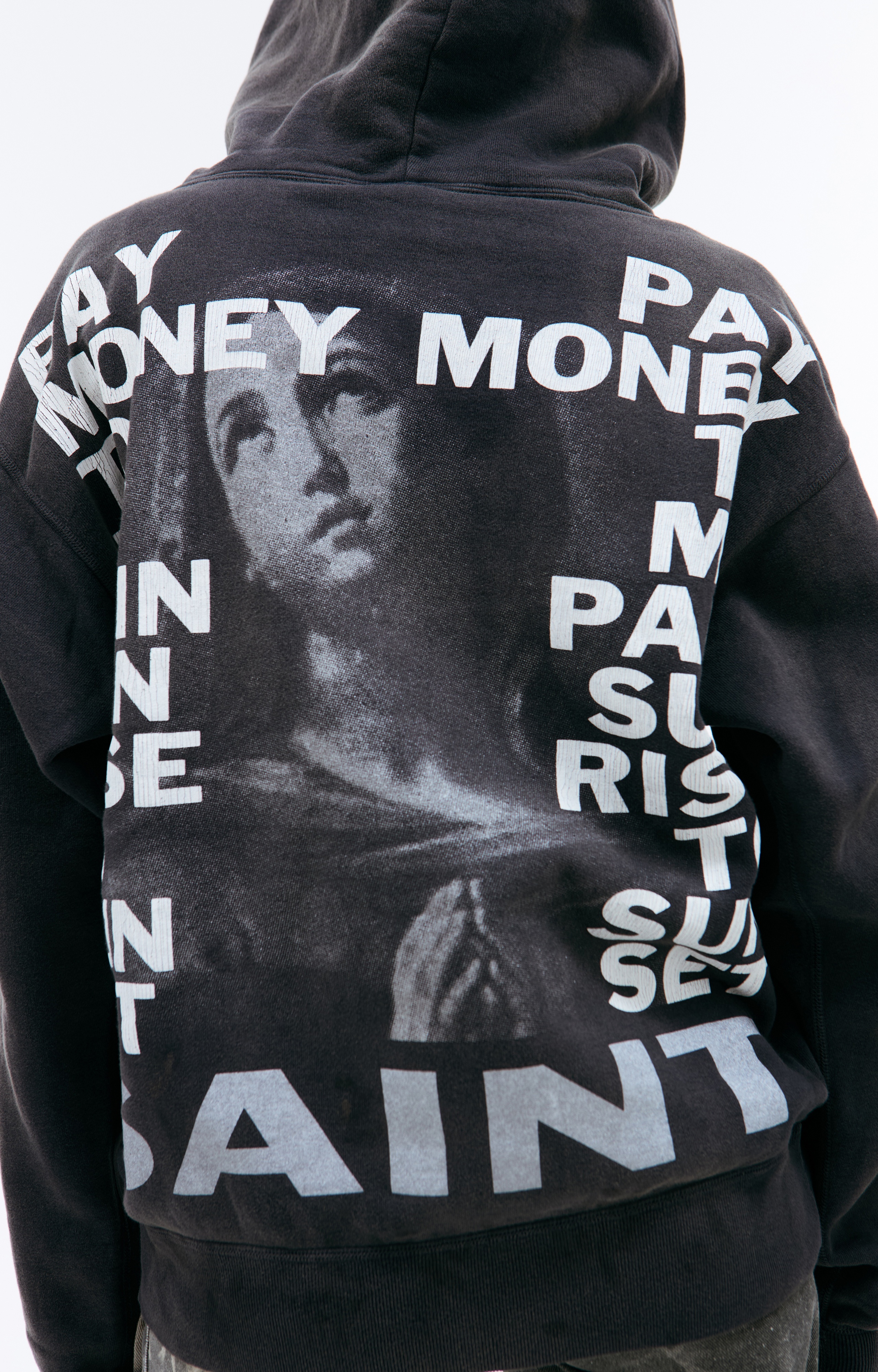 'MONEY' PRINTED HOODIE - 5