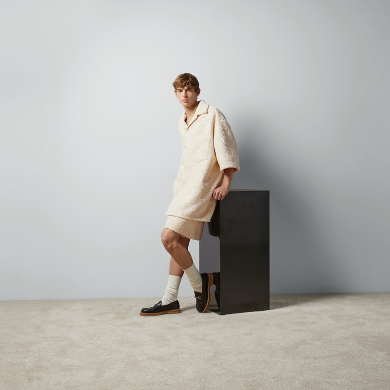 GUCCI GG terrycloth shirt outlook