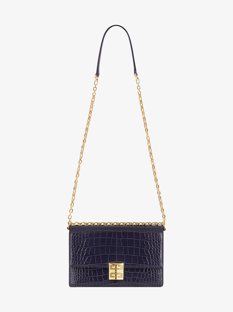 MEDIUM 4G BAG IN ALLIGATOR WITH CHAIN 3