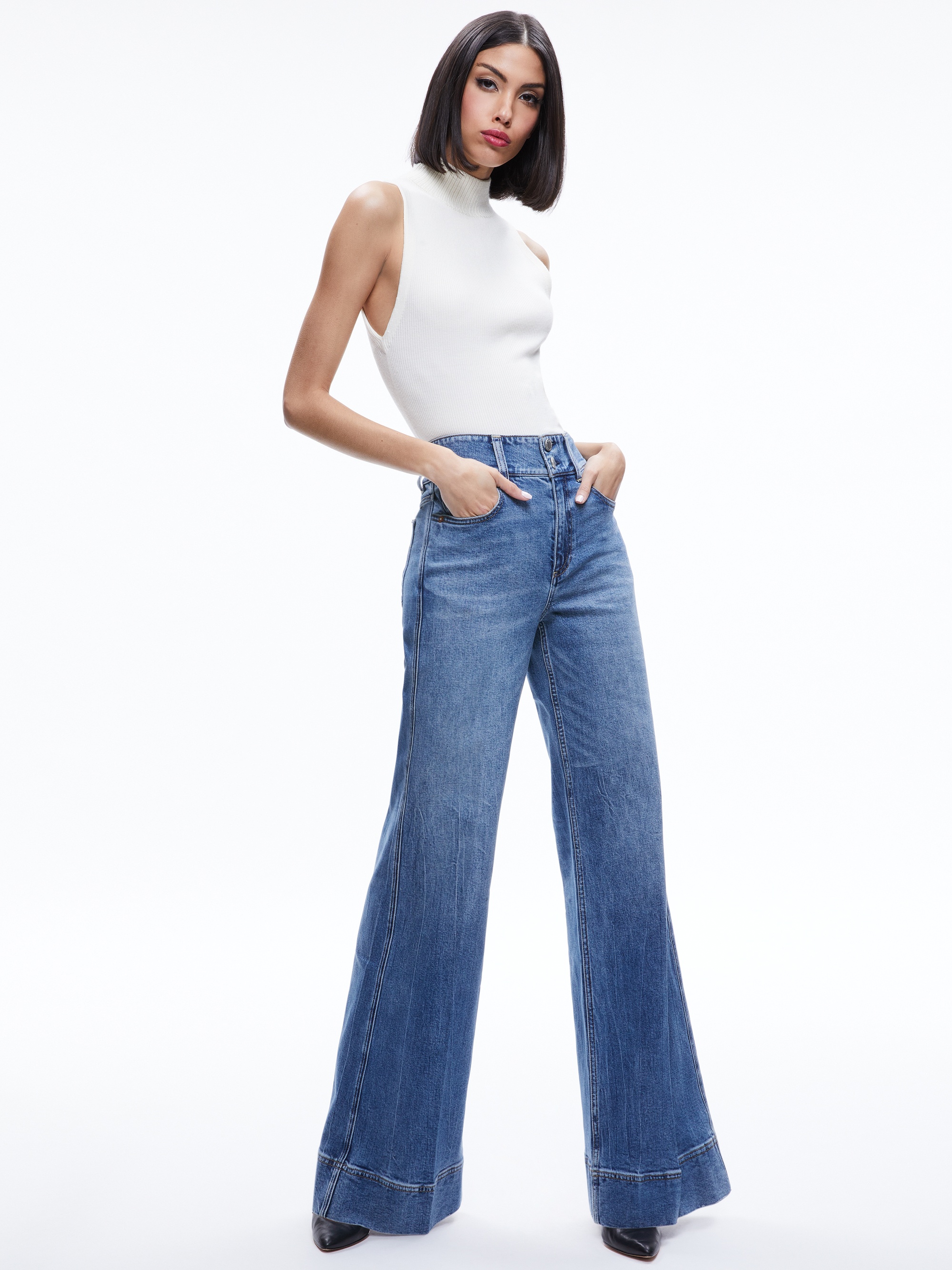DARCEY TURTLENECK SWEATER TANK - 6