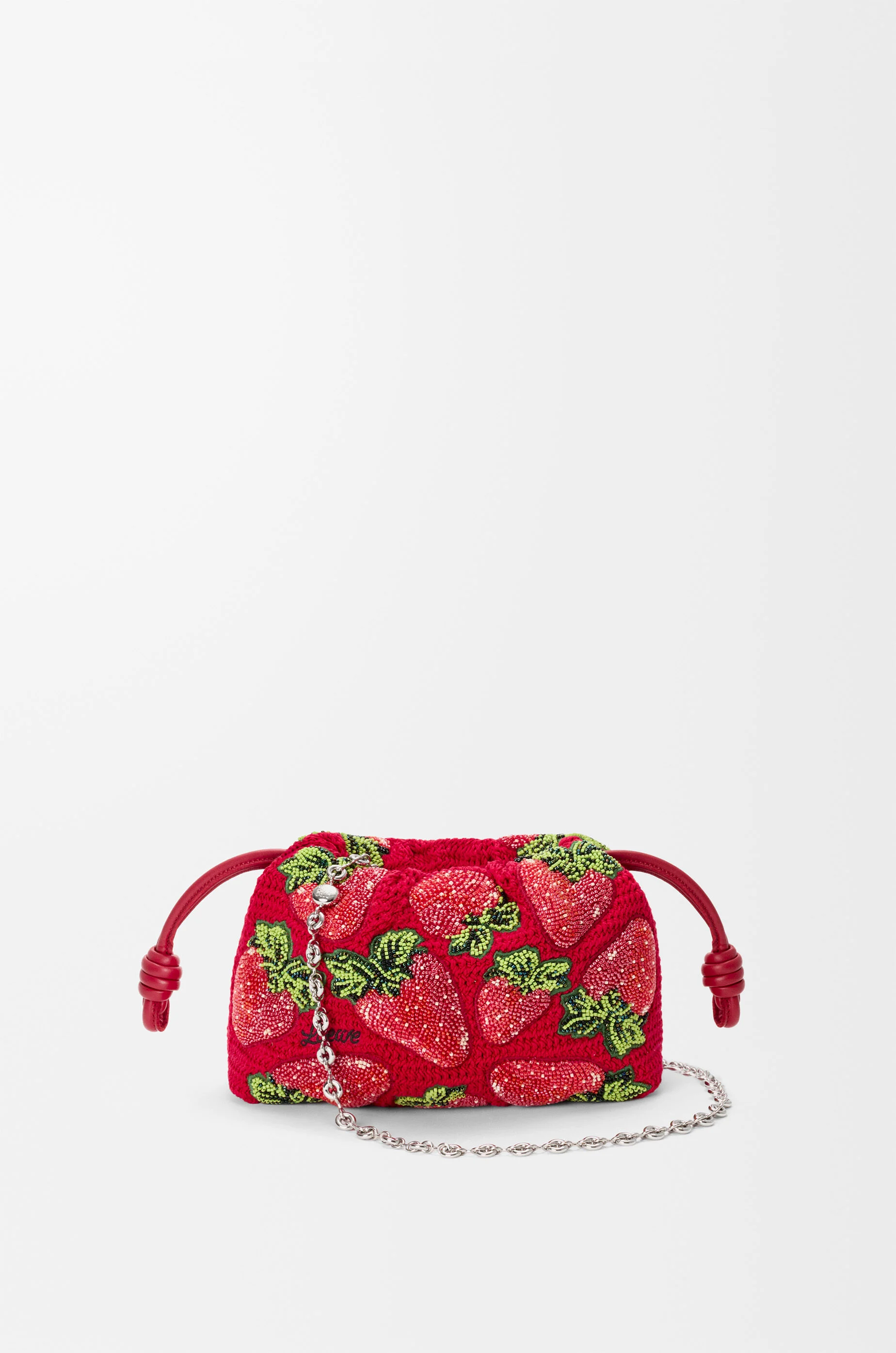 Mini Flamenco clutch in beaded crochet - 1