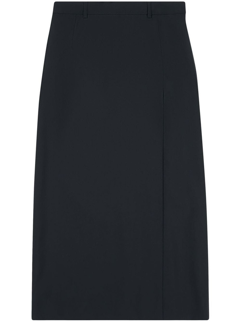 slit tailored skirt 1