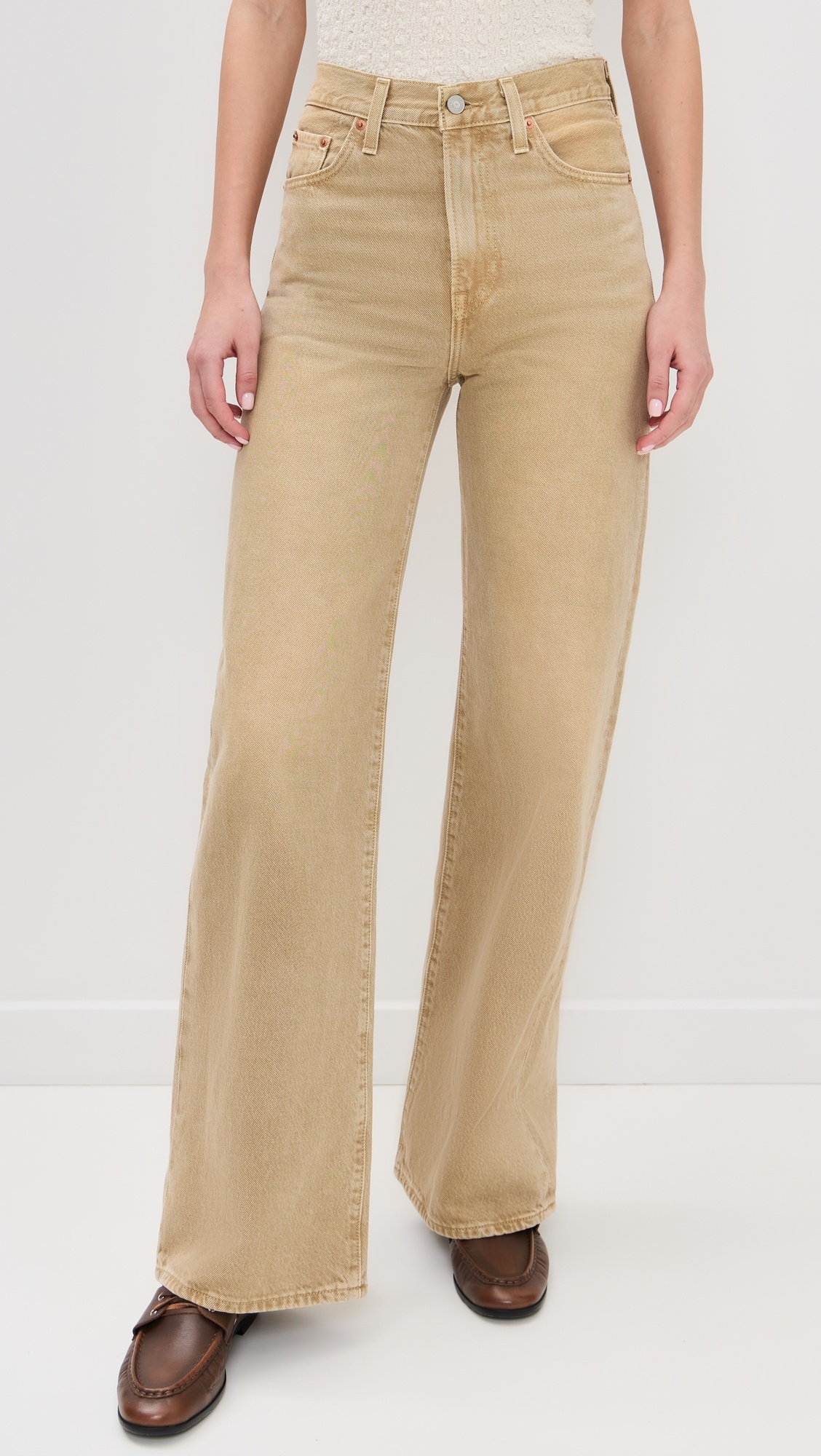 Ribcage Wide Leg Jeans - 6