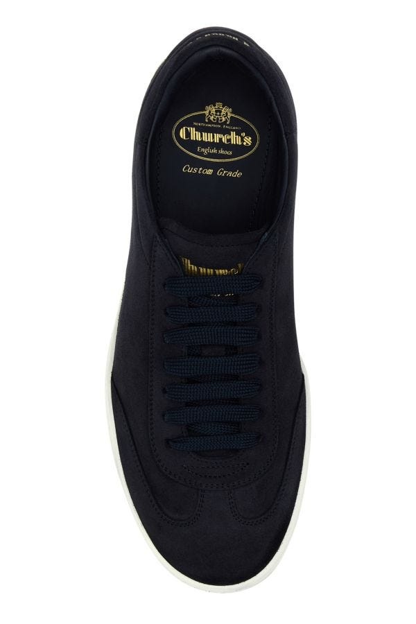 Church's Midnight blue suede sneakers | gebnegozionline