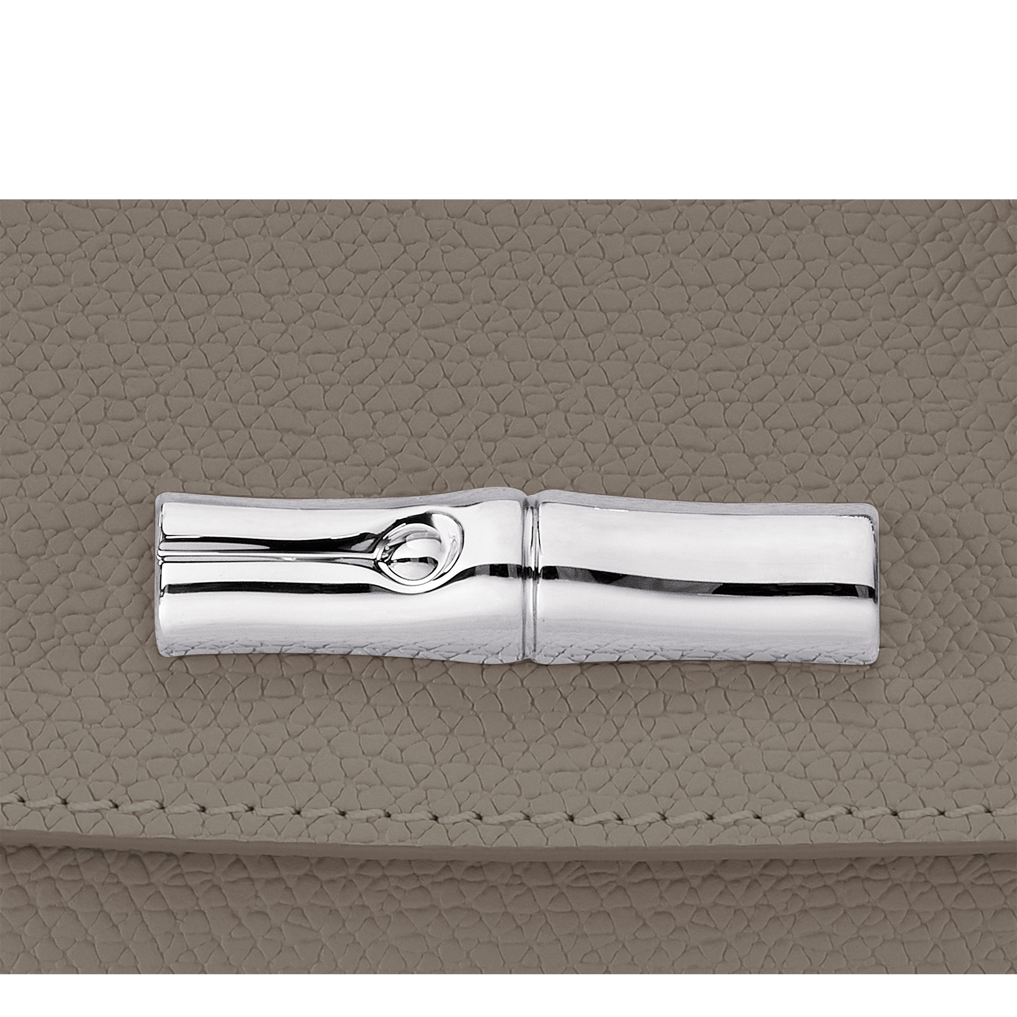 Roseau Clutch Turtledove - Leather - 4