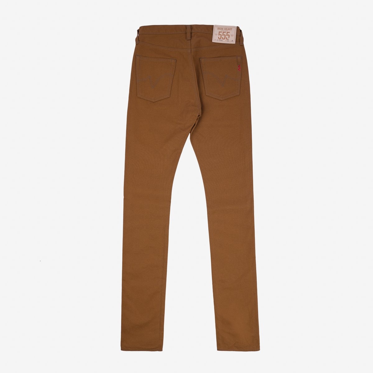 IH-555D 17oz Duck Super Slim Cut Jeans - Brown - 5