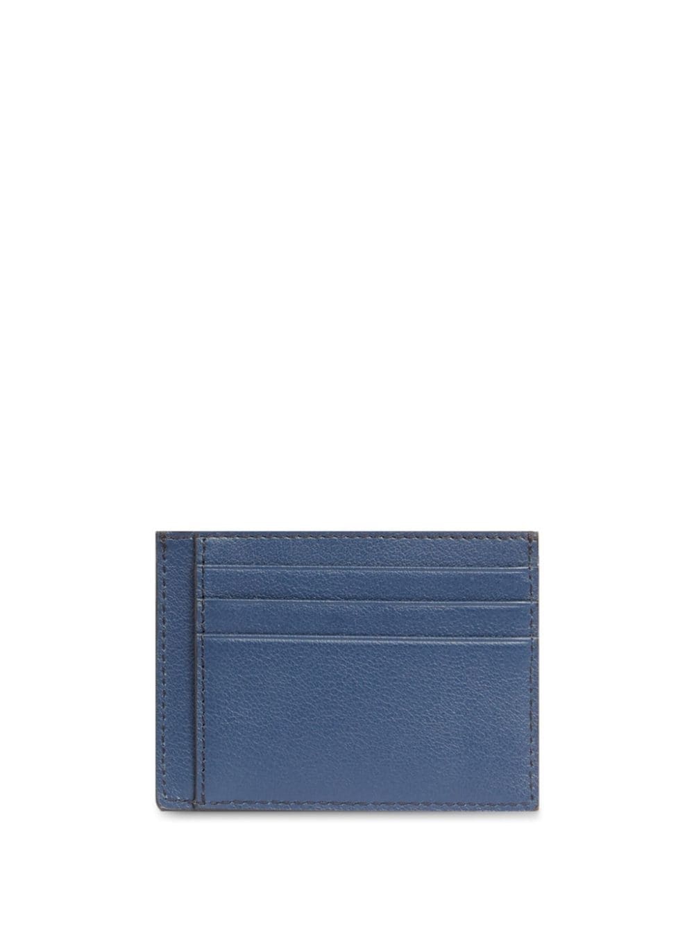 6cc logo-stamp leather card holder - 2