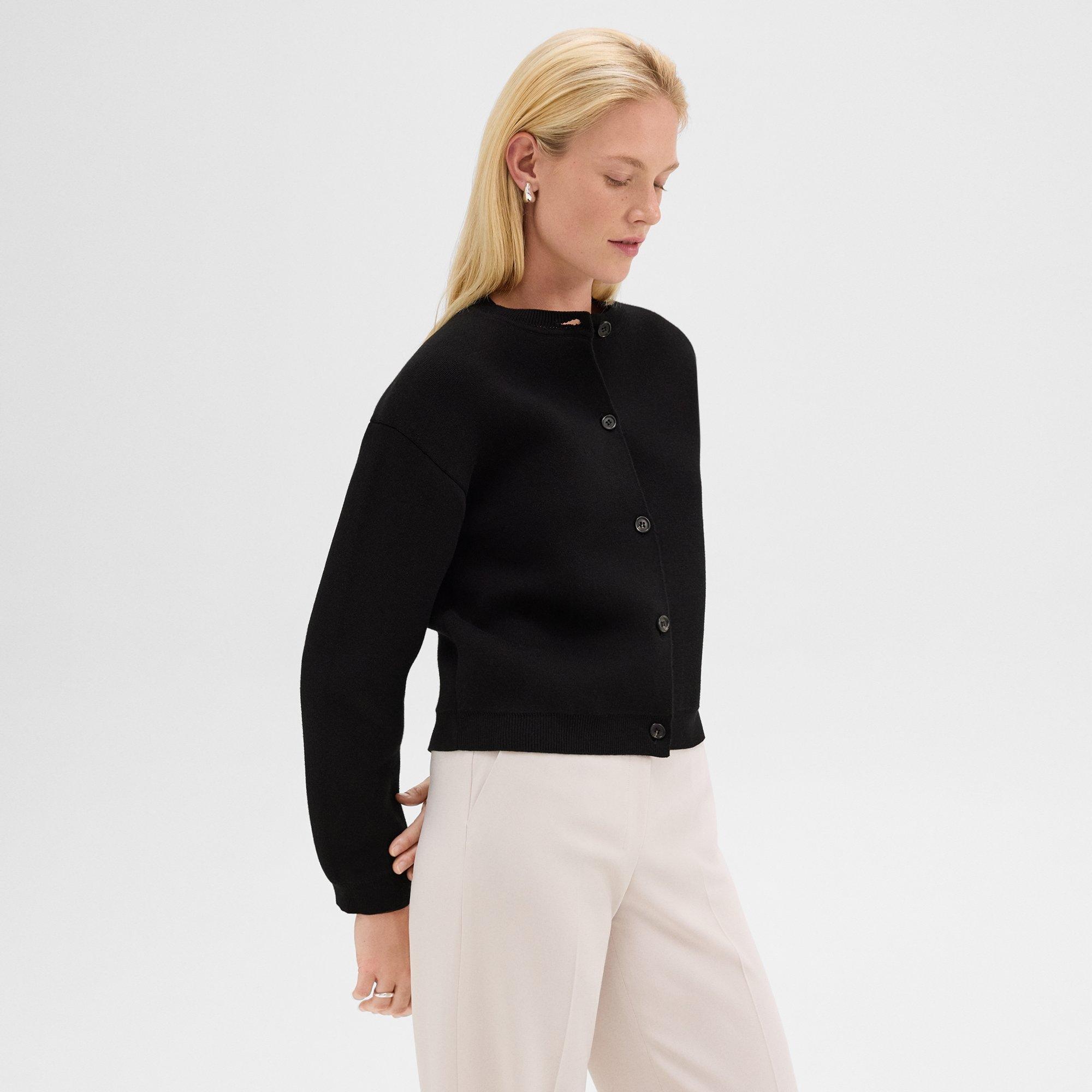 Structured Cardigan in Cotton - 3