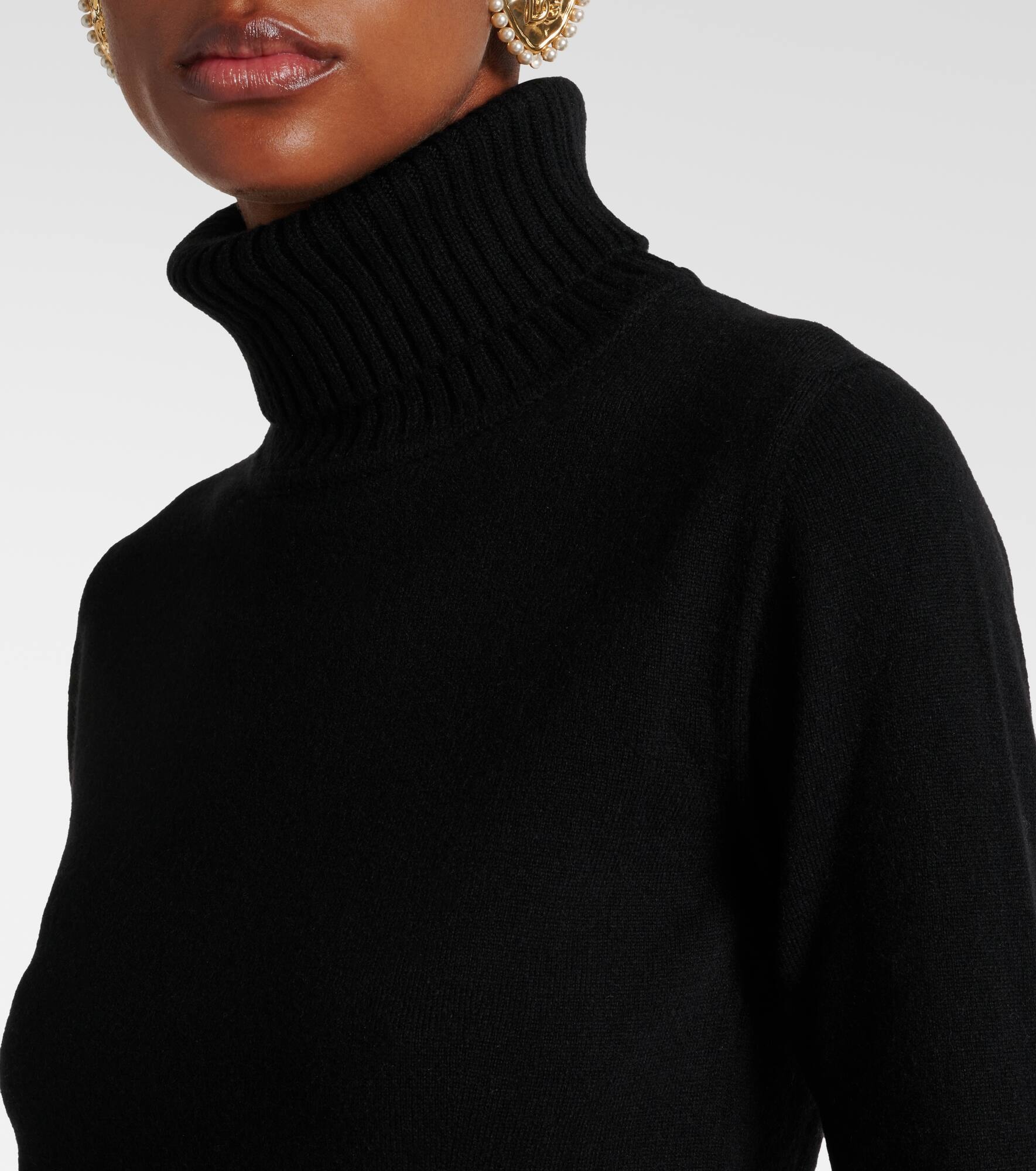 Cashmere turtleneck sweater - 5
