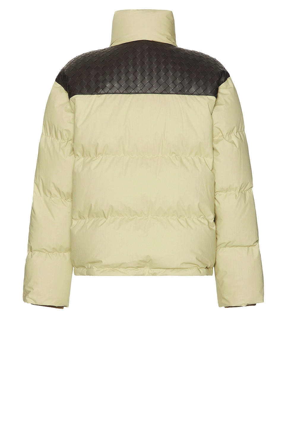 Intrecciato Shoulder Accent Puffer Jacket - 2