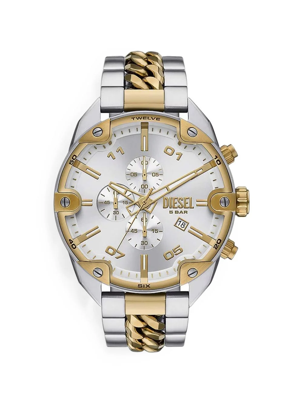 logo-print 49mm watch - 1