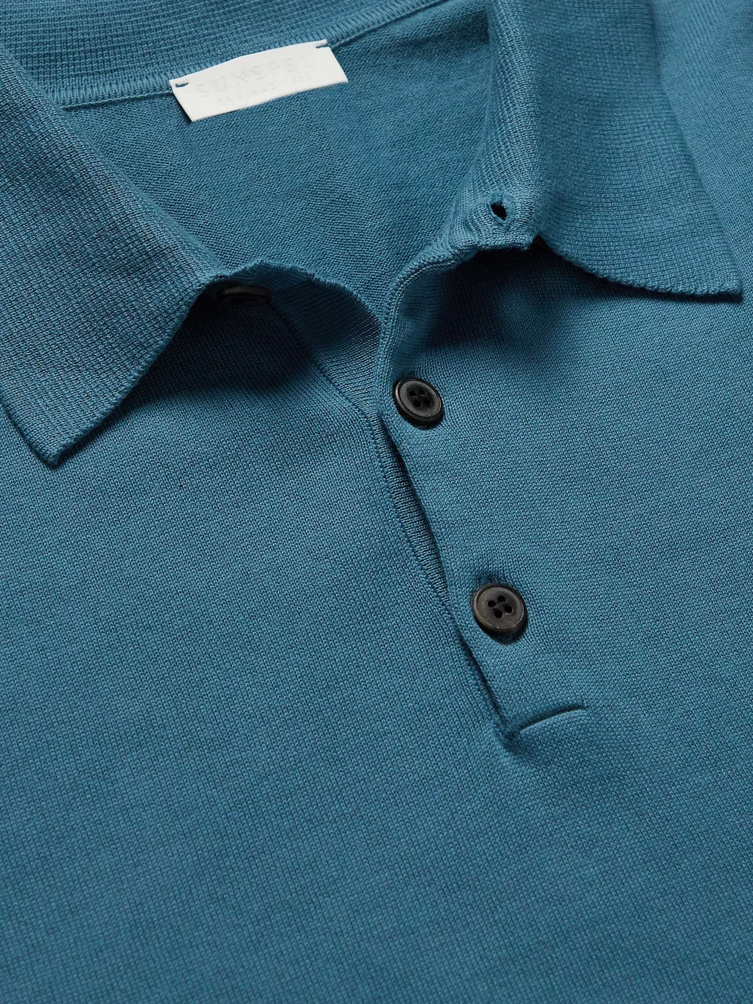 Slim-Fit Sea Island Cotton Polo Shirt - 5