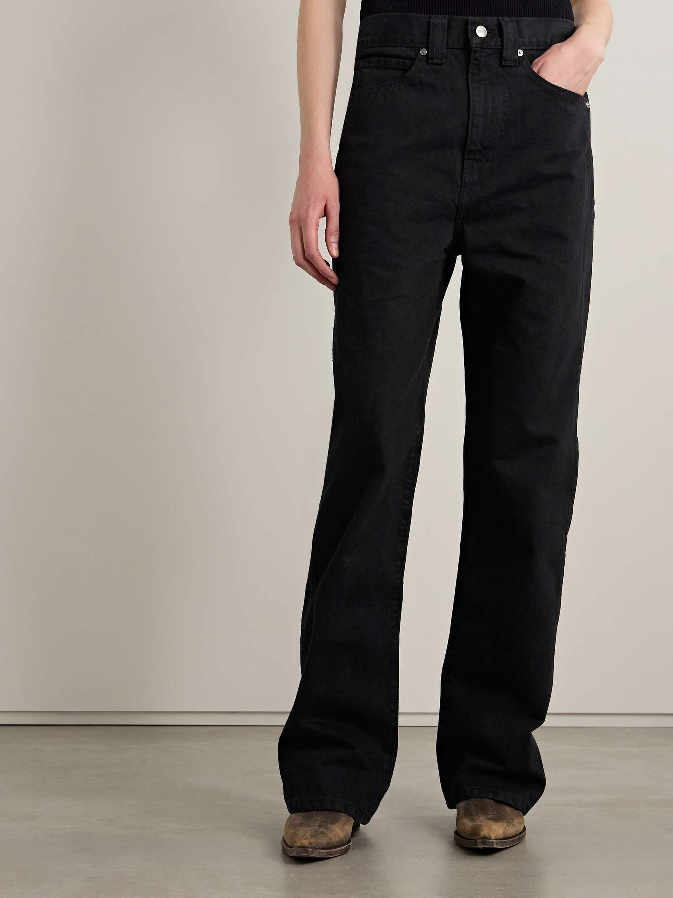 Bonnie mid-rise boyfriend jeans Black - 3