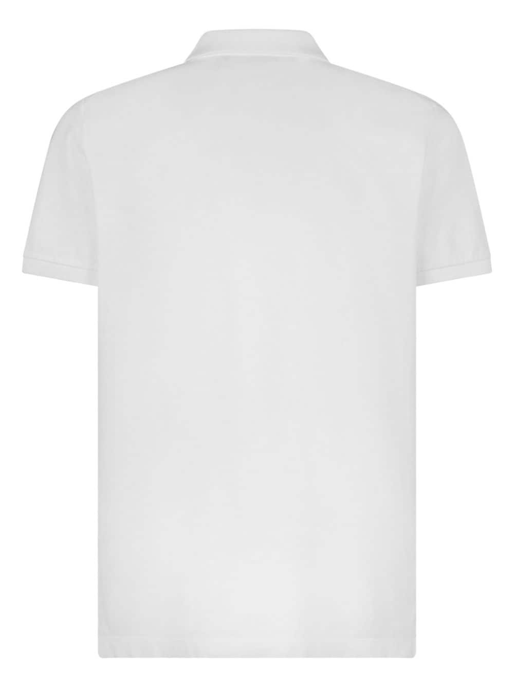 logo-embroidered polo shirt - 2
