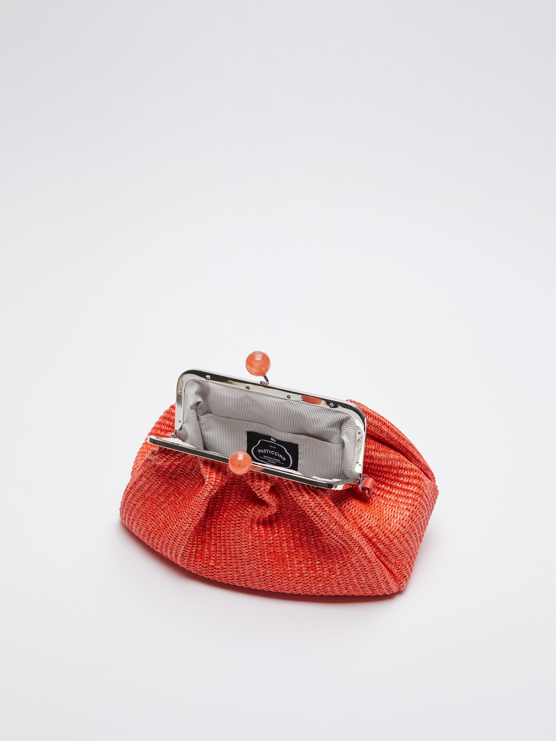 FORTUNA Medium Pasticcino Bag in raffia - 4