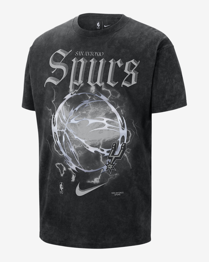 San Antonio Spurs Courtside "Halloween" Men's Nike NBA Max90 T-Shirt 1
