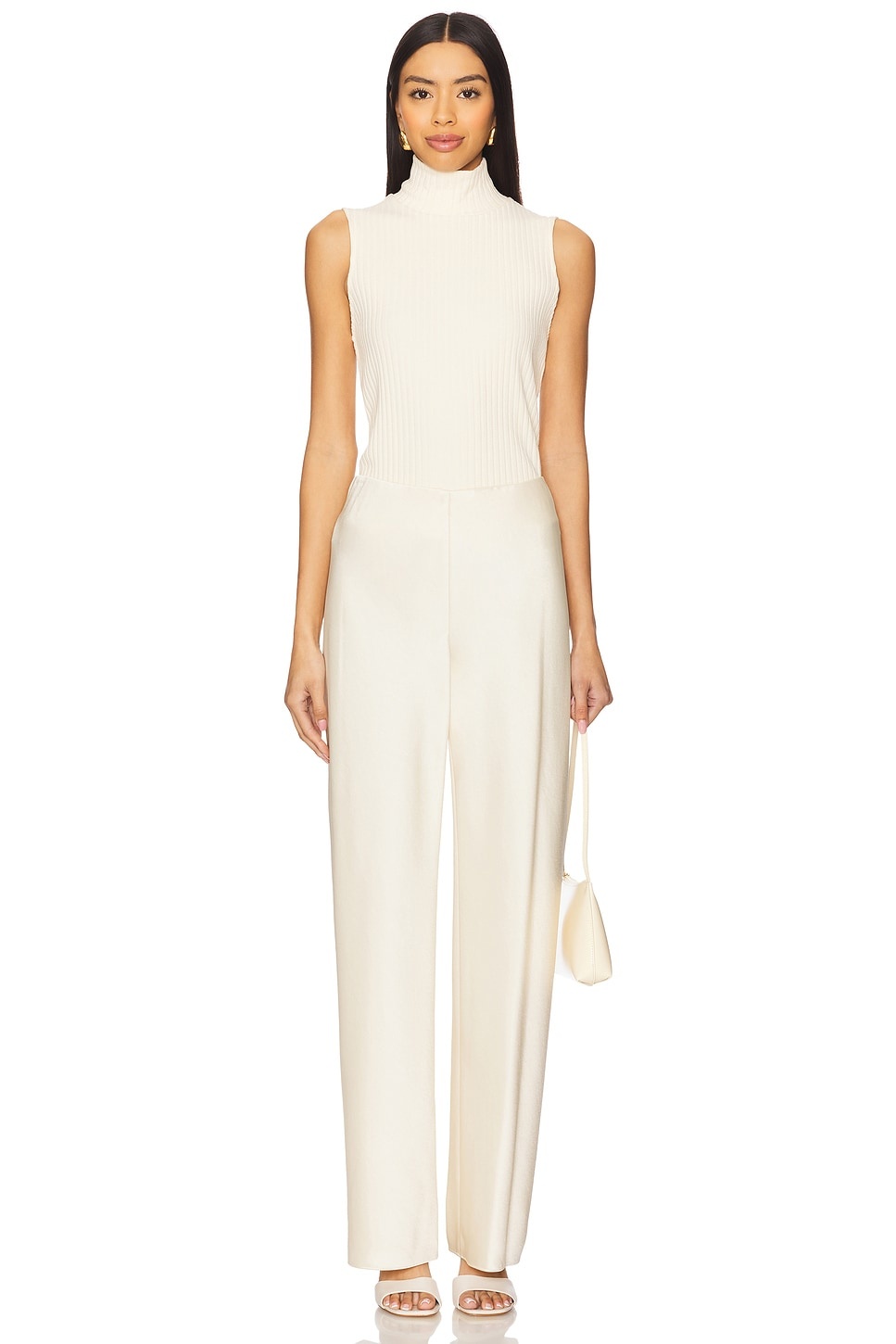 Rib Sleeveless Turtleneck - 4