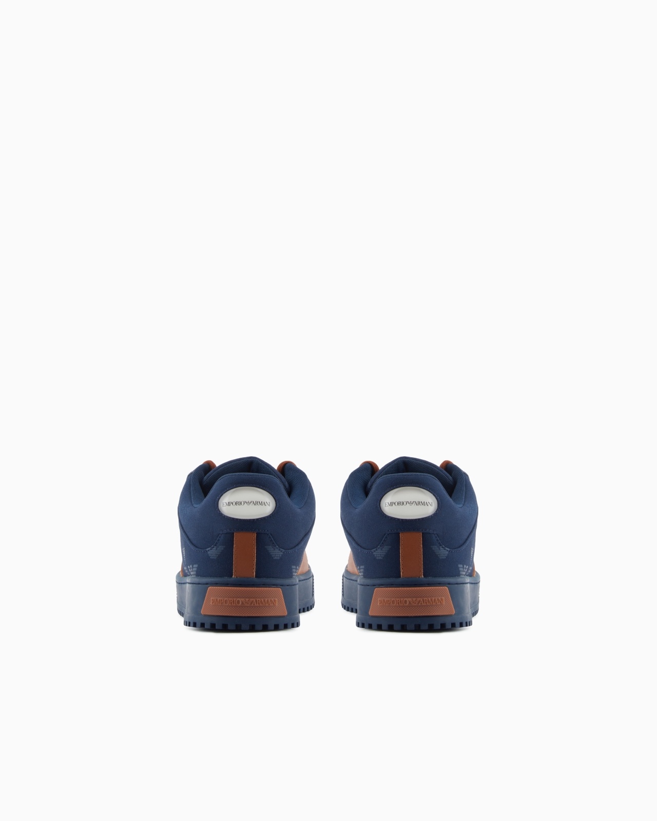 CANVAS SNEAKERS WITH ALL-OVER EAGLES - 4