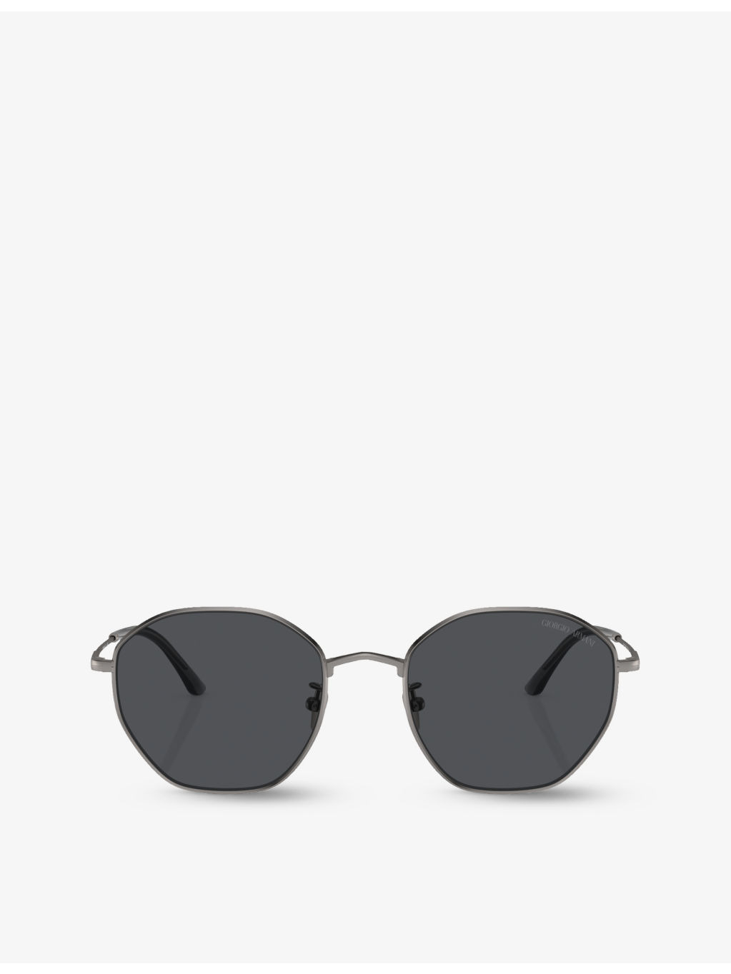 AR6150 branded round-frame metal sunglasses - 1