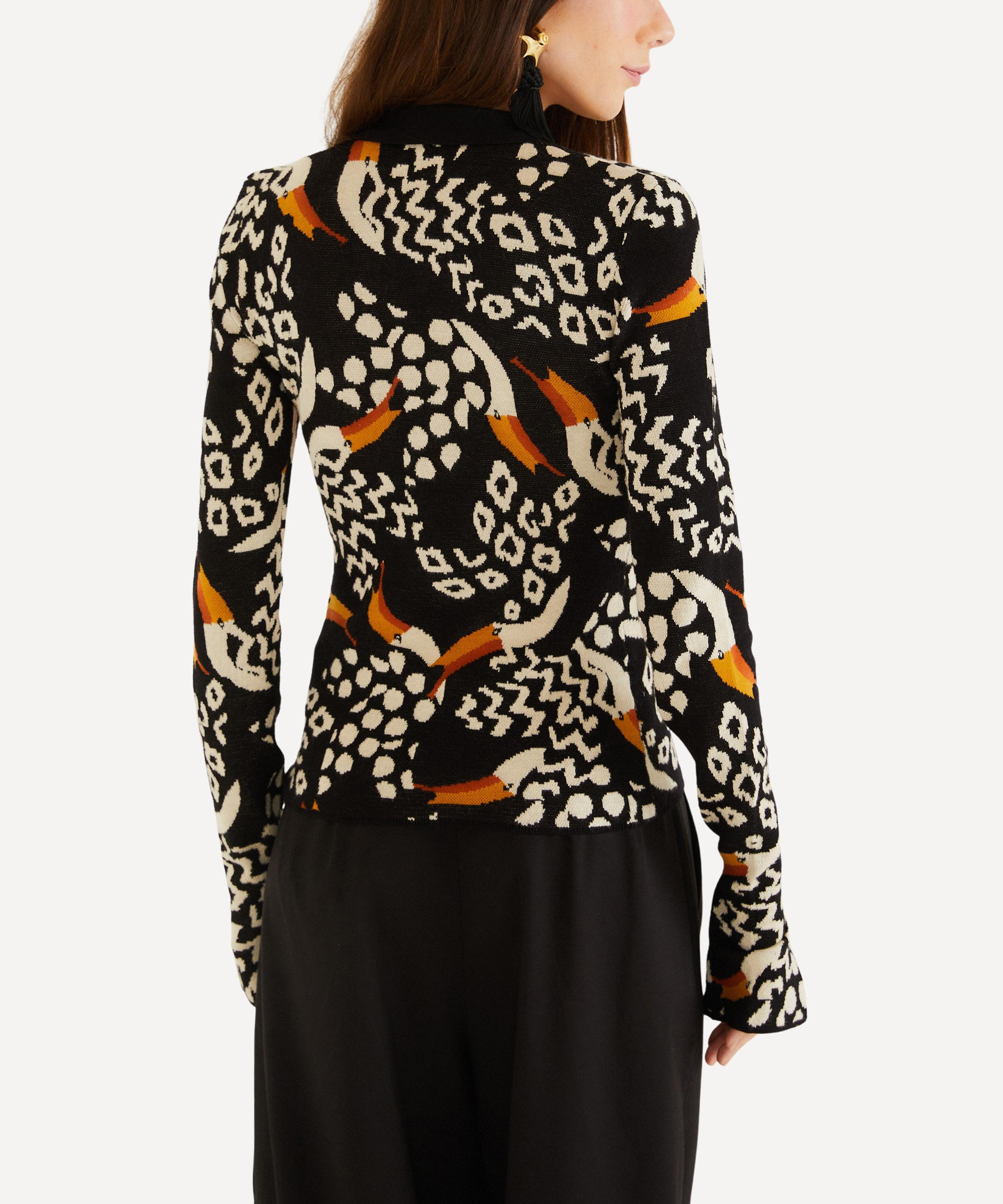 Black Tucanissimo Polo Knit Top - 2