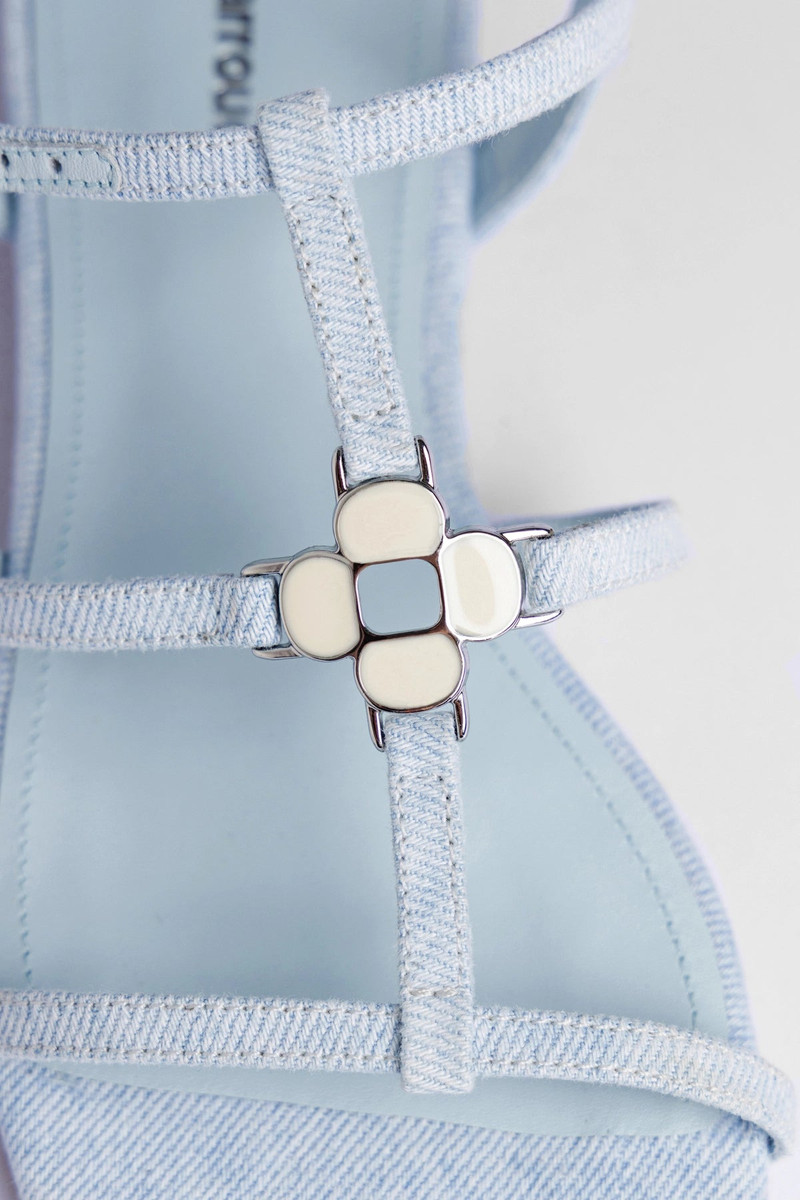 Hana Flat Sandal Maya Denim 5