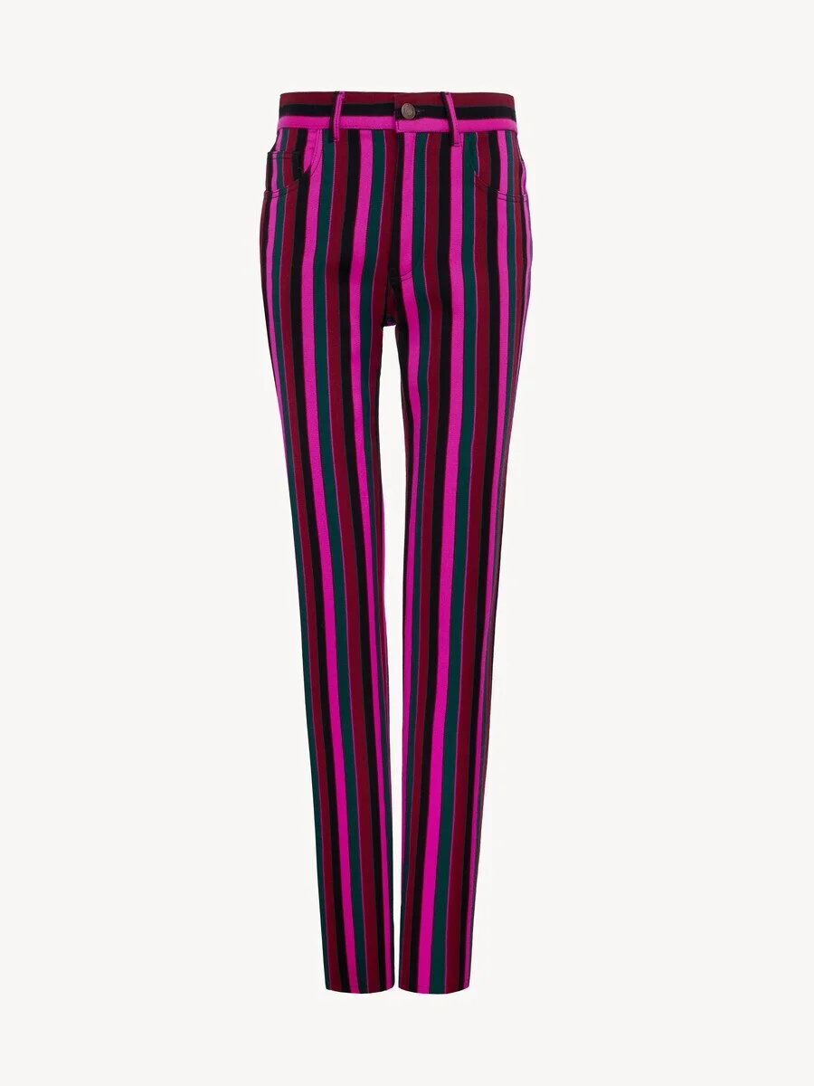 SLIM PANTS IN WOOL - 1