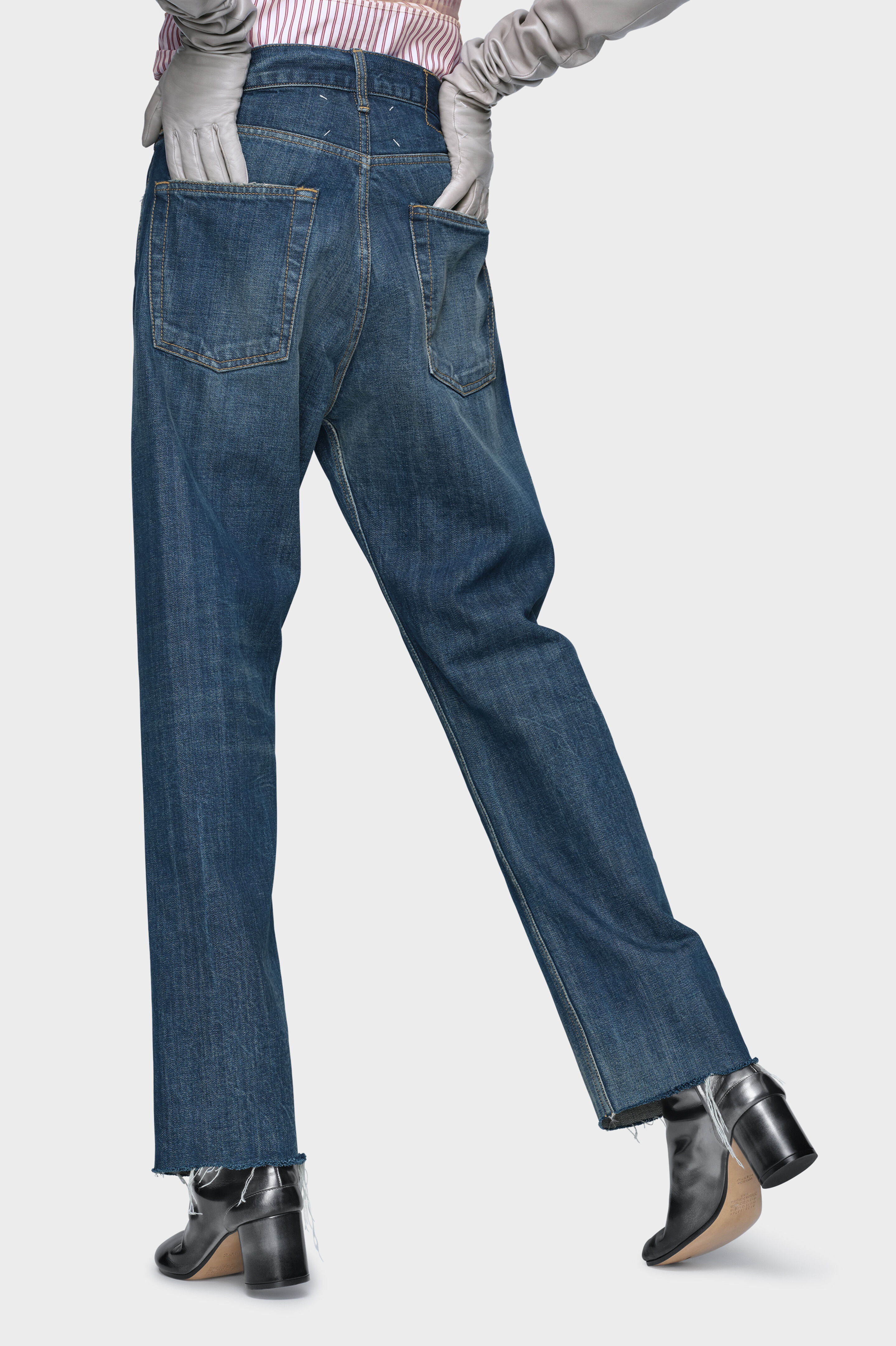 Straight-leg denim jeans - 4