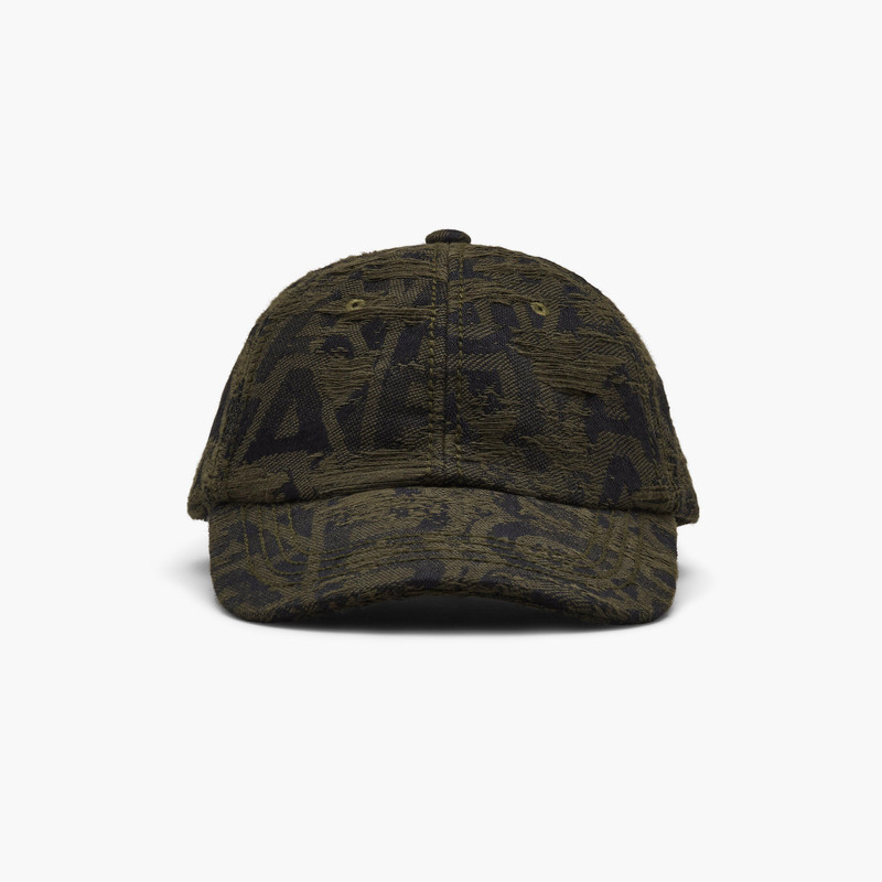 DISTRESSED MONOGRAM BASEBALL CAP 1
