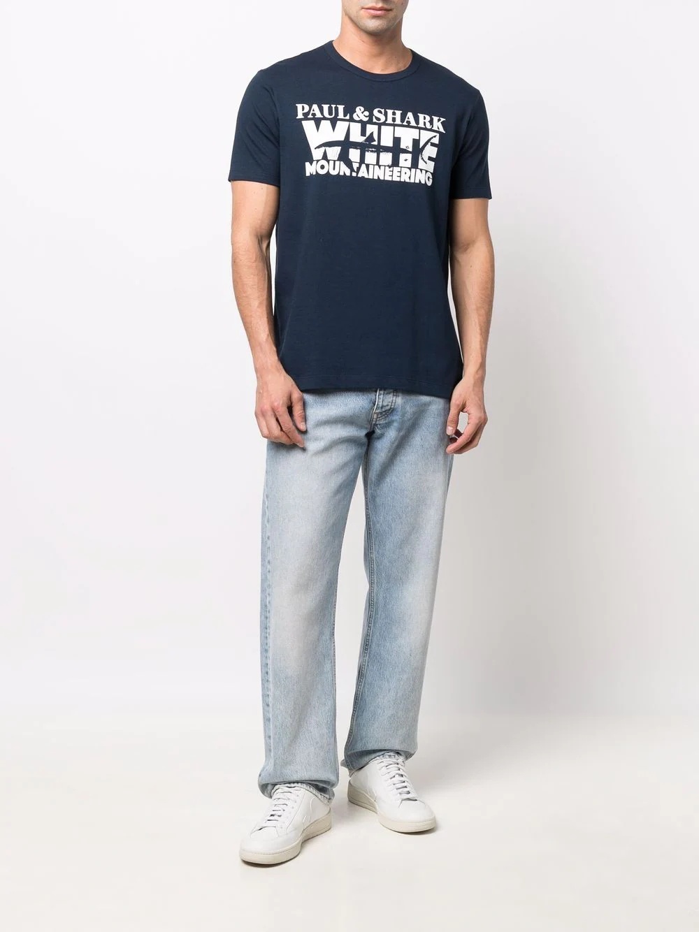 x White Mountaineering logo-print T-shirt - 2