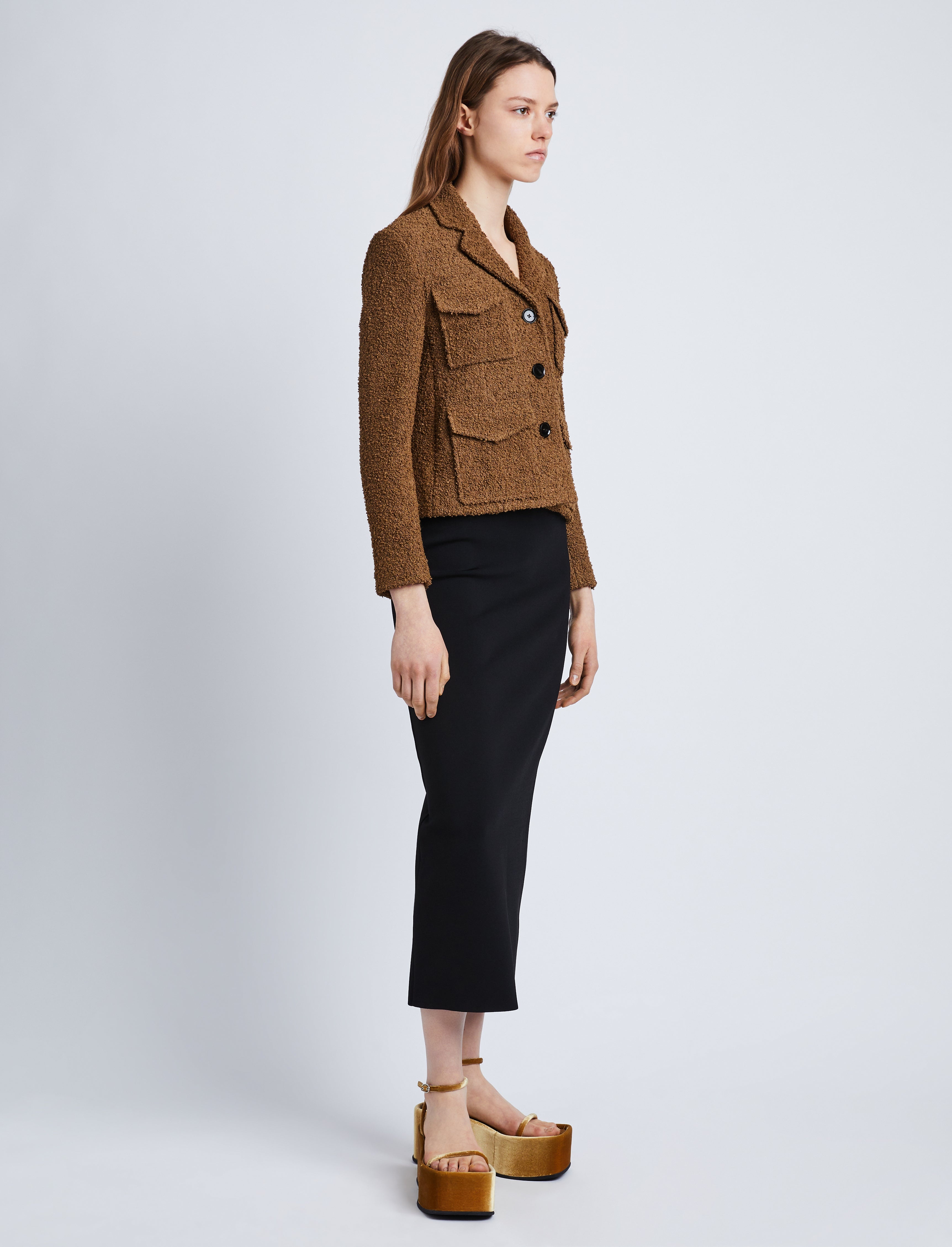 Bi-Stretch Tweed Jacket - 4