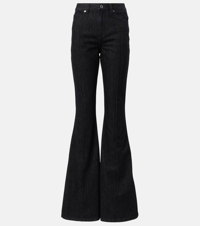 Mid-rise flared jeans 1