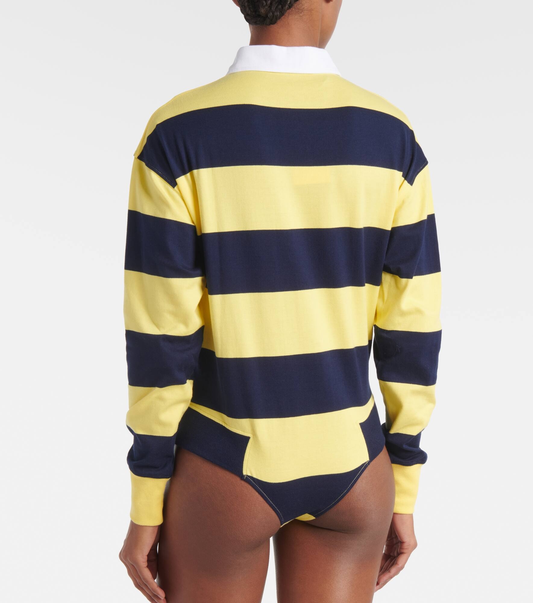Striped cotton bodysuit - 4
