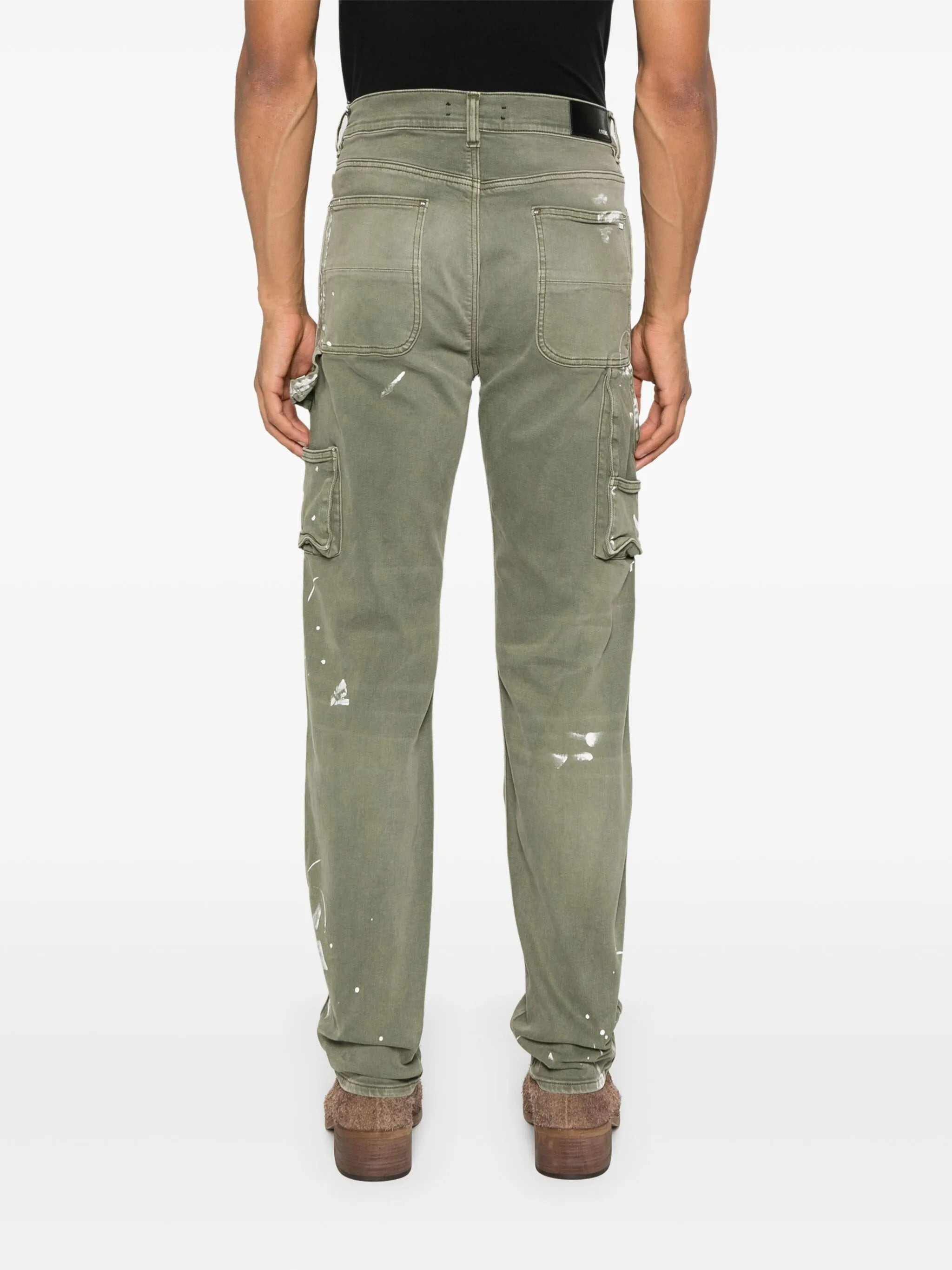 logo-print stretch-cotton jeans - 4