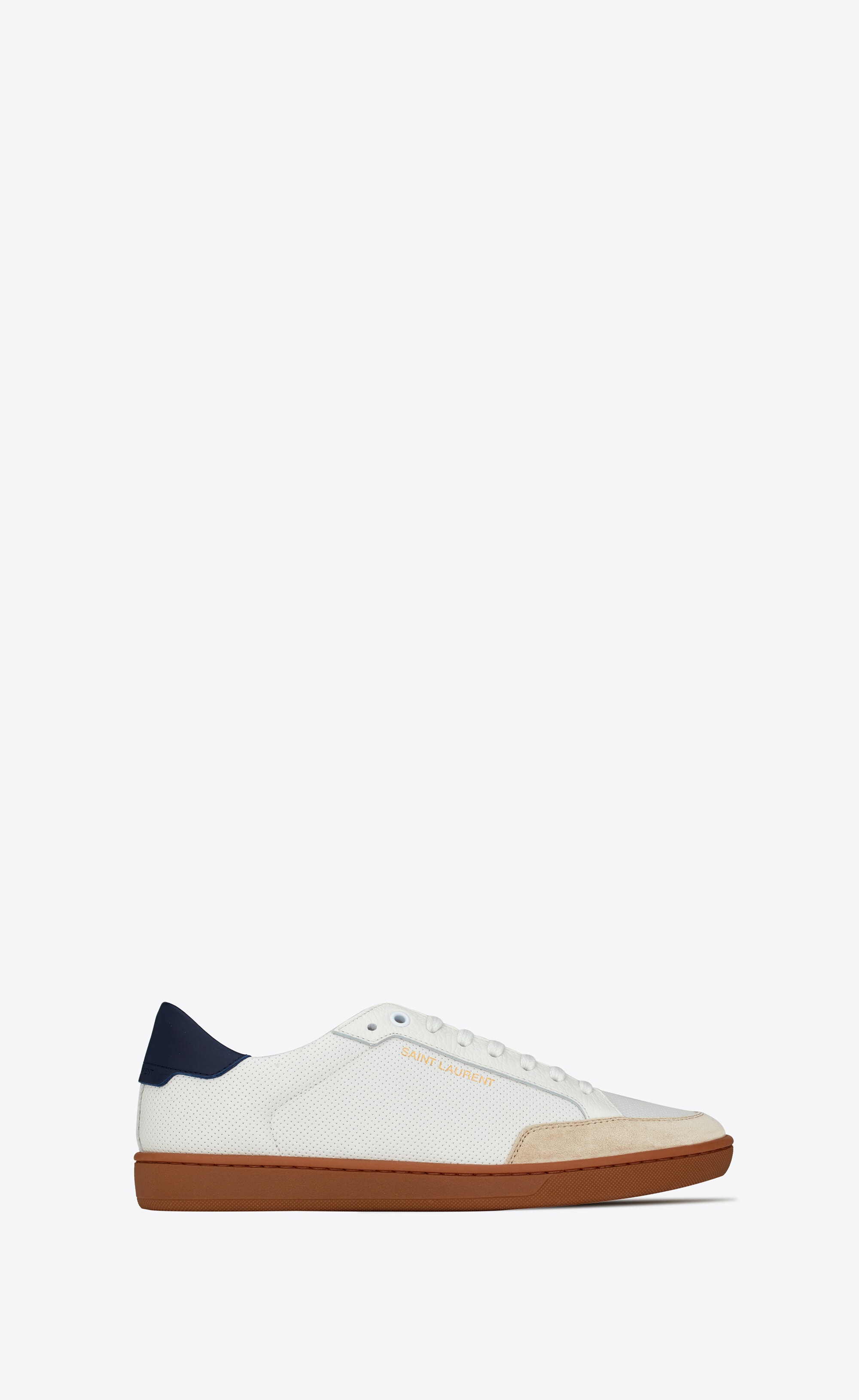 court classic sl/10 sneakers in perforated and smooth leather - 1