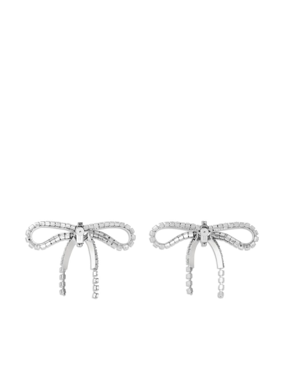 Archive Ribbon crystal-embellished earrings - 2