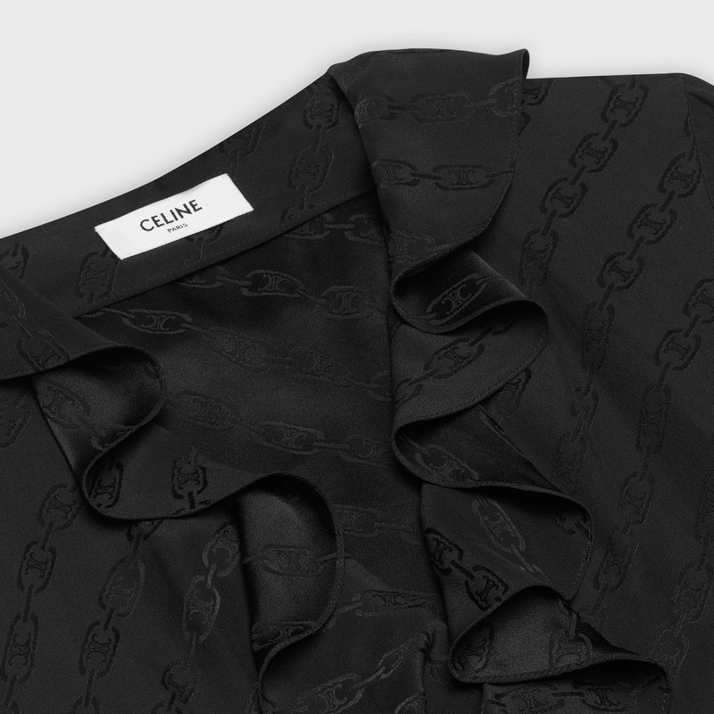 WRAPAROUND MIDI DRESS IN SILK JACQUARD 3