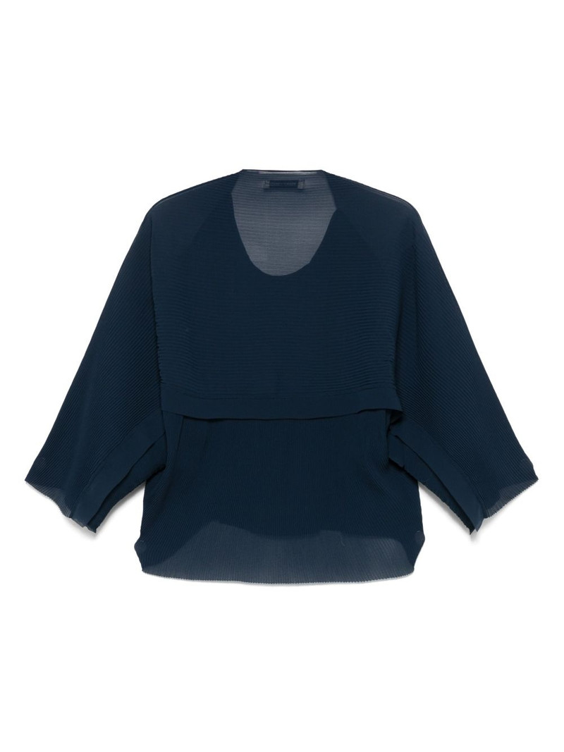 HENRIK VIBSKOV Index plisse blouse outlook