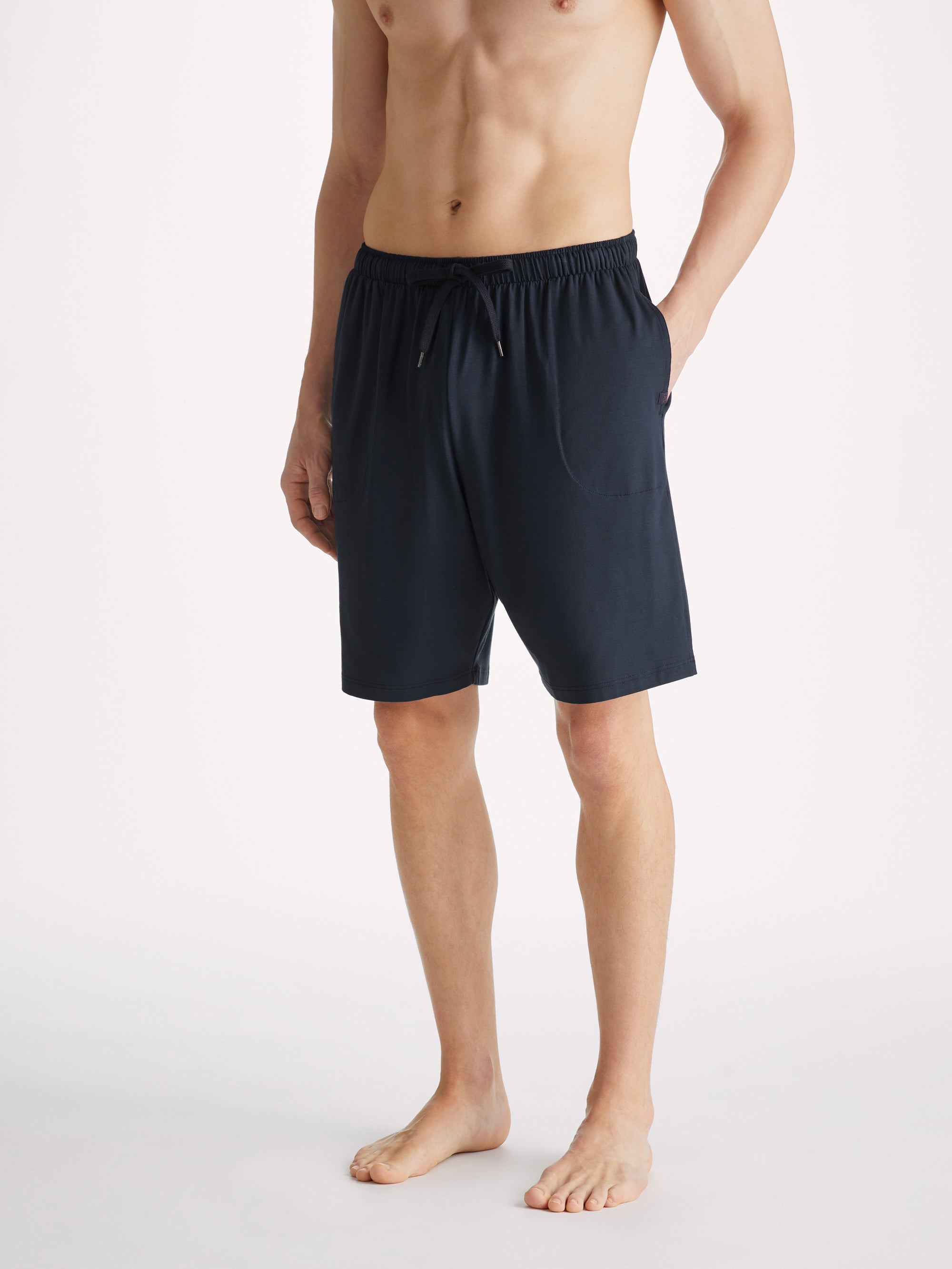Men's Lounge Shorts Basel Micro Modal Stretch Navy - 8
