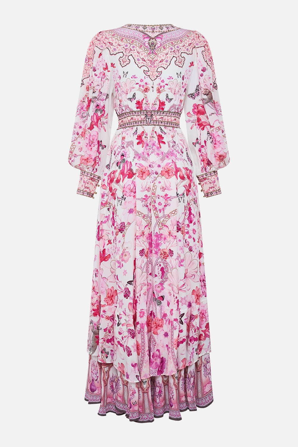 LONG BUTTON FRONT DRESS - 7