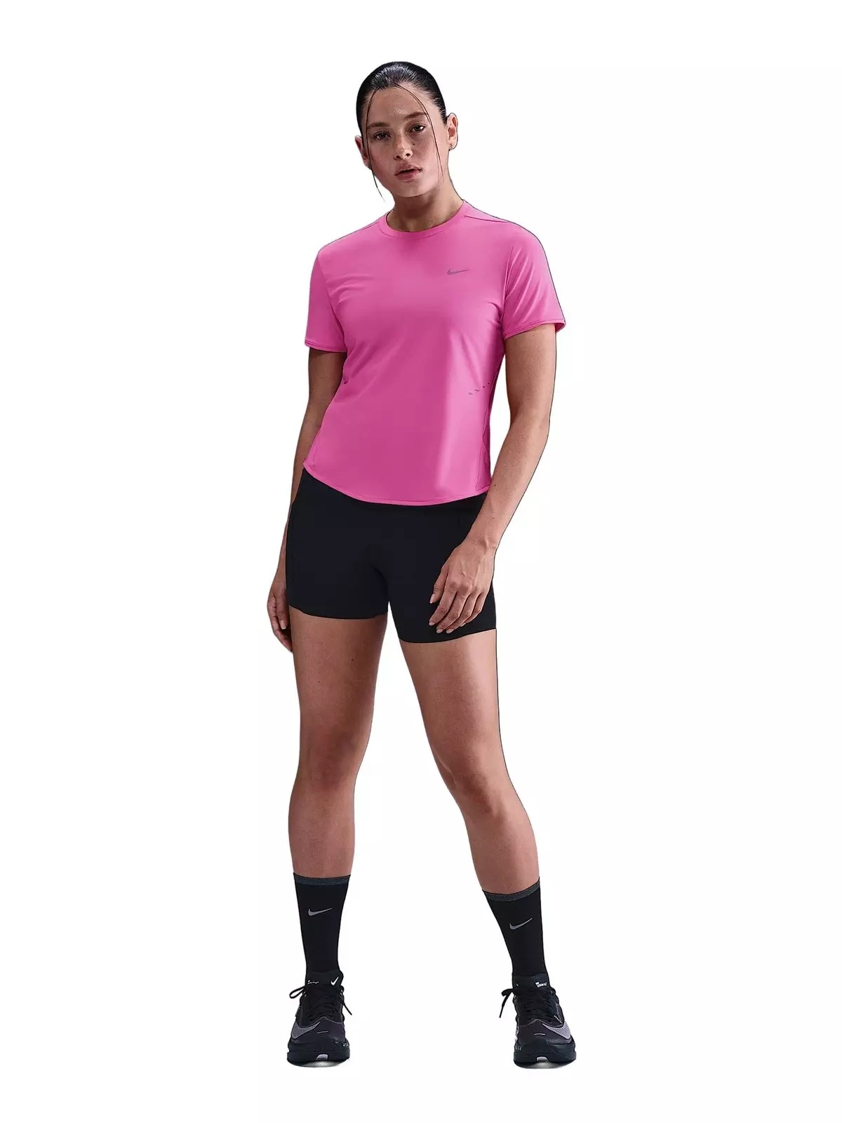 Women's Swift Dri-FIT Short-Sleeve Running Top -Pink - 4