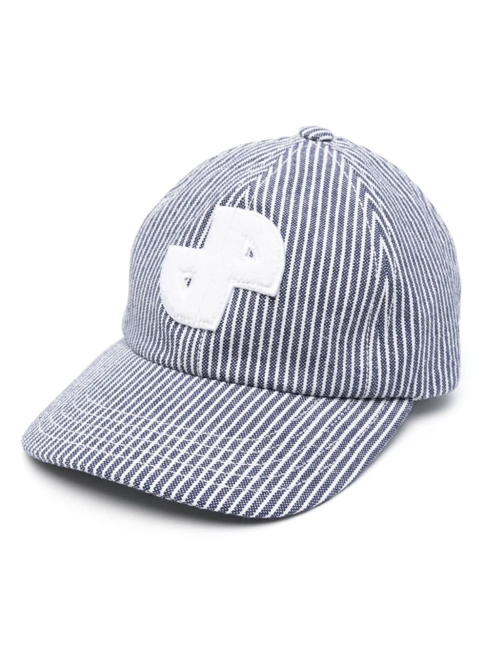 JP striped cotton cap - 1