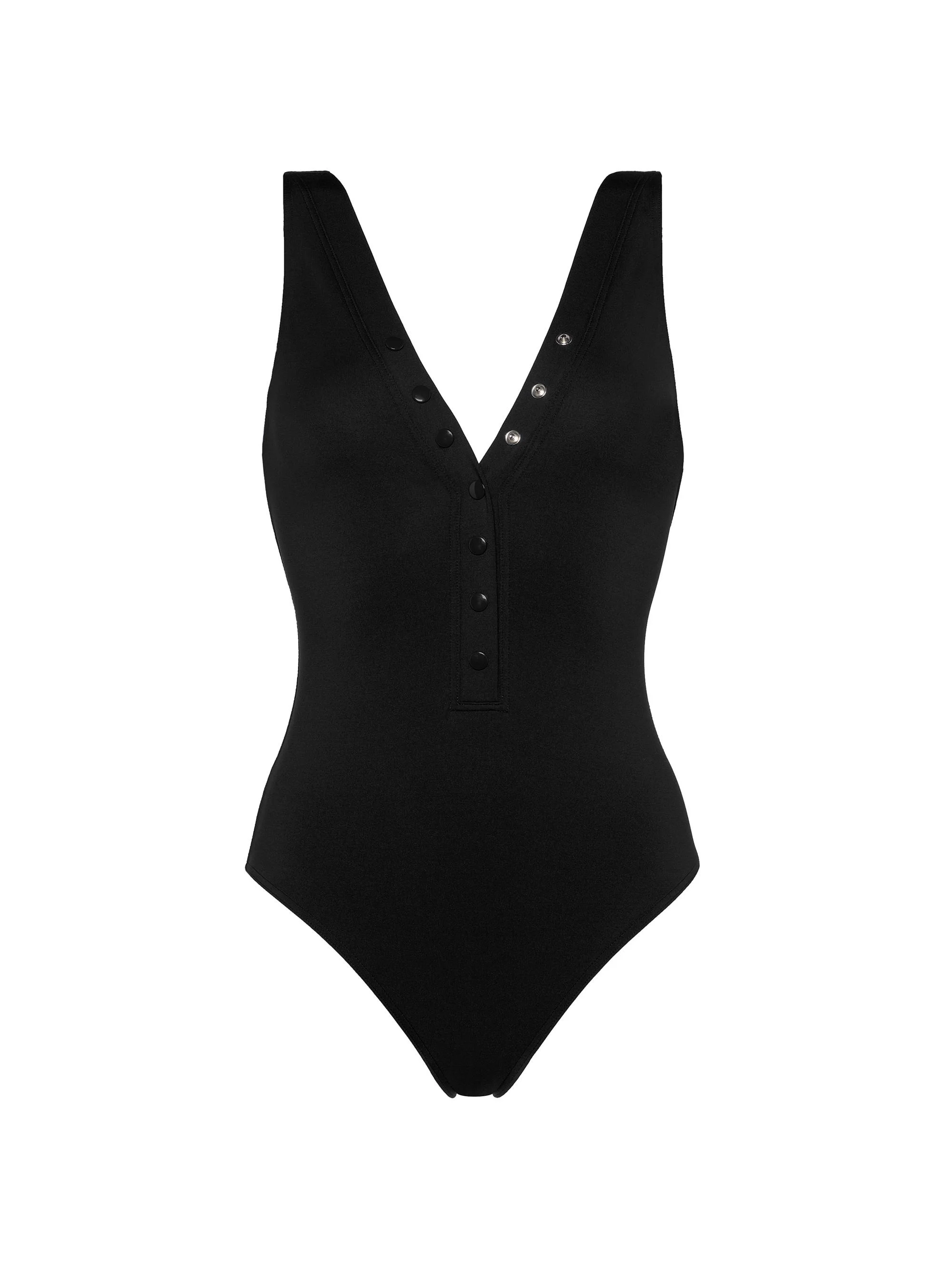 Women's Icône One-Piece Tank Swimsuit - Black - 1