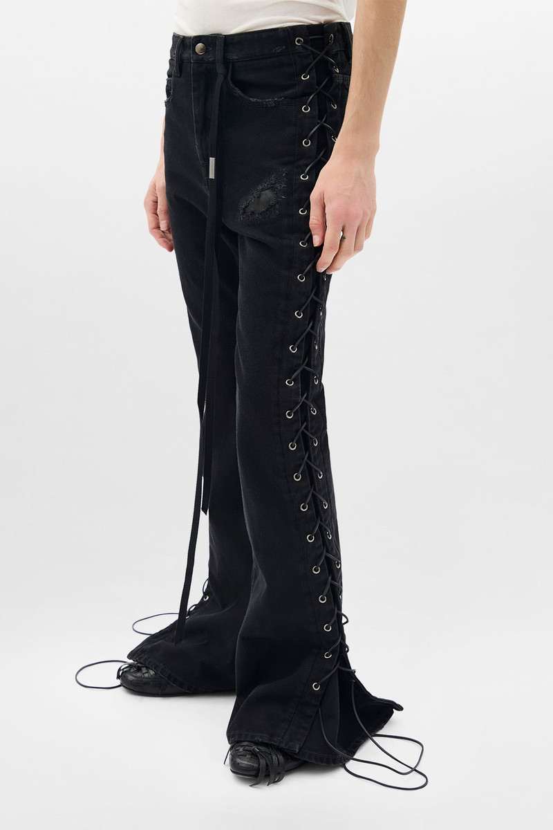 Ann Demeulemeester Tarik 5 Pockets Slim Fit Bootcut Trousers outlook