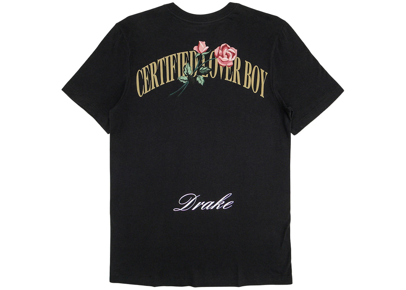 Nike x Drake Certified Lover Boy Rose T-Shirt Black - 2