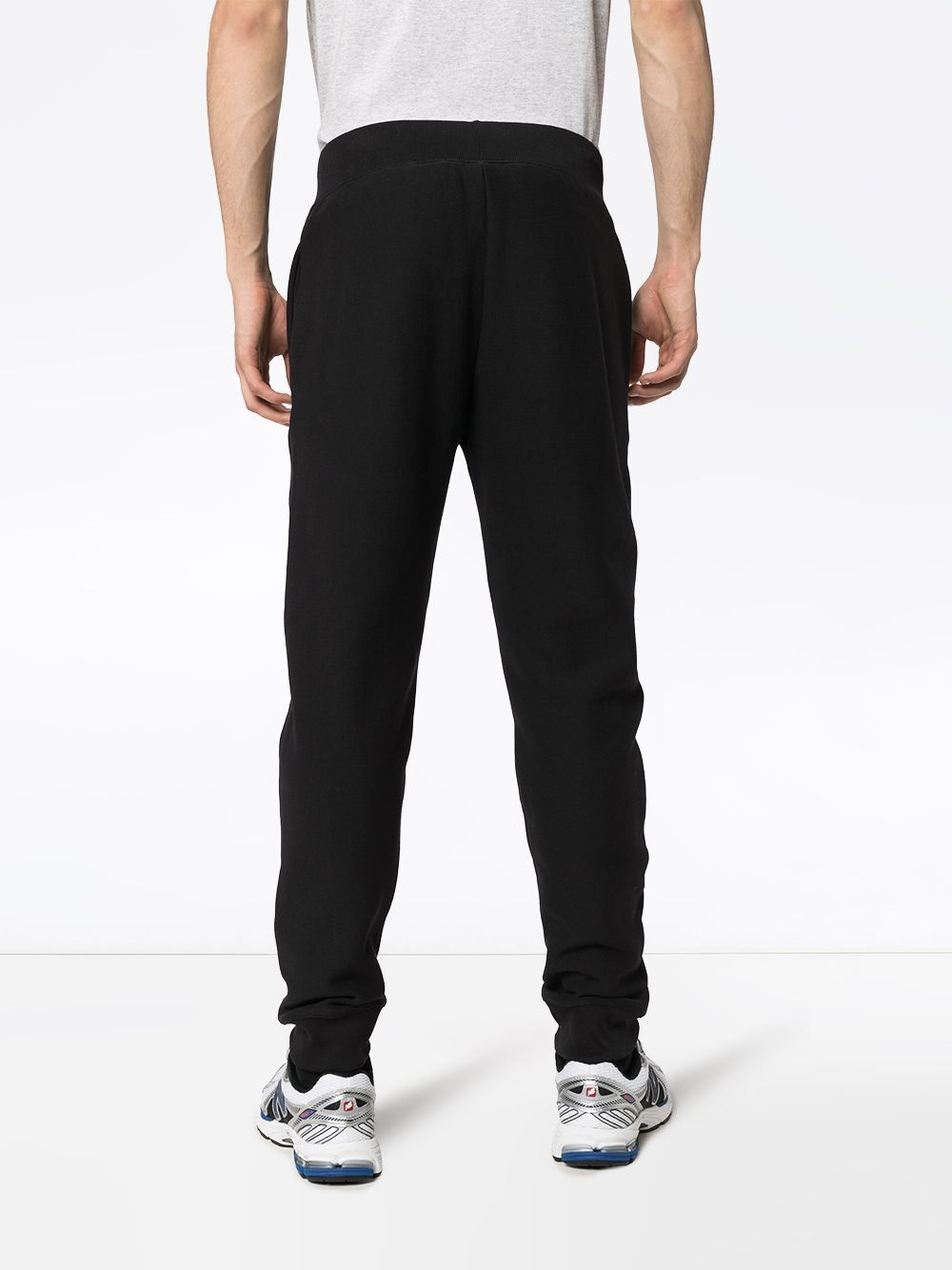 tapered cotton sweatpants - 4