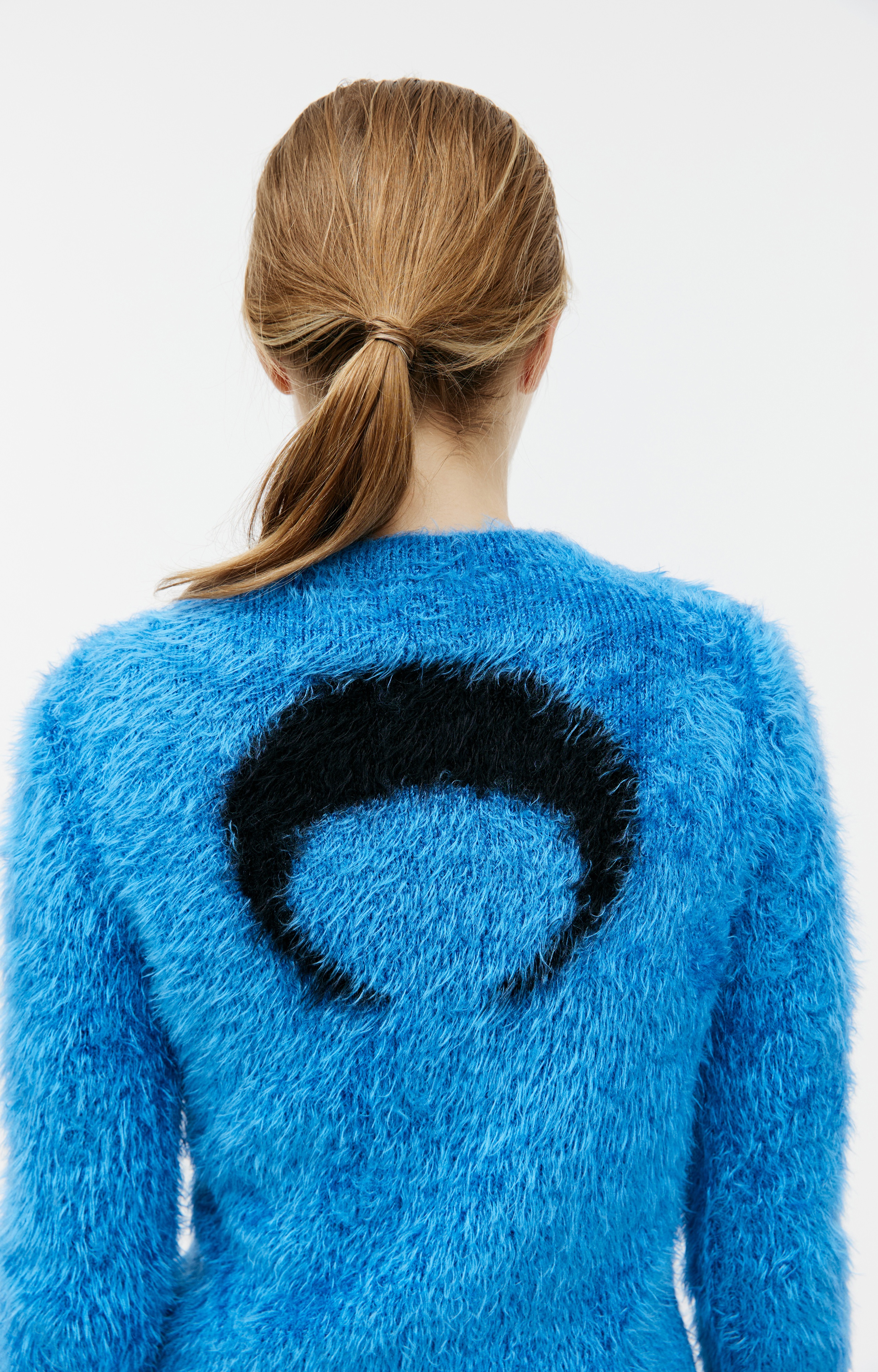 BLUE WILD PUFFY SWEATER - 4