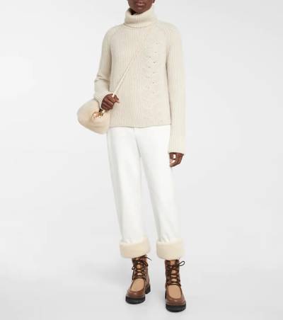 Loro Piana Andes cotton-blend twill straight pants outlook
