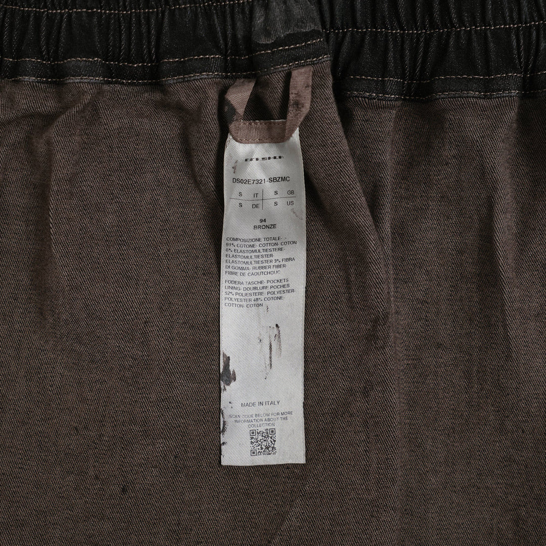 Fog Mini Skirt Bronze Megacrust Denim - 3
