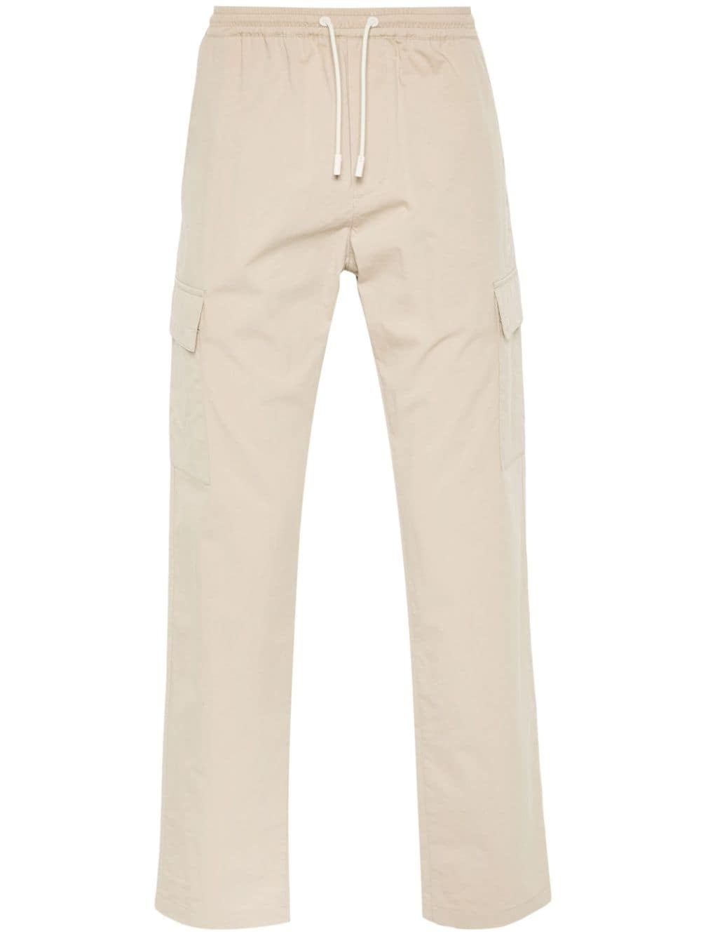 straight-leg cargo trousers - 1