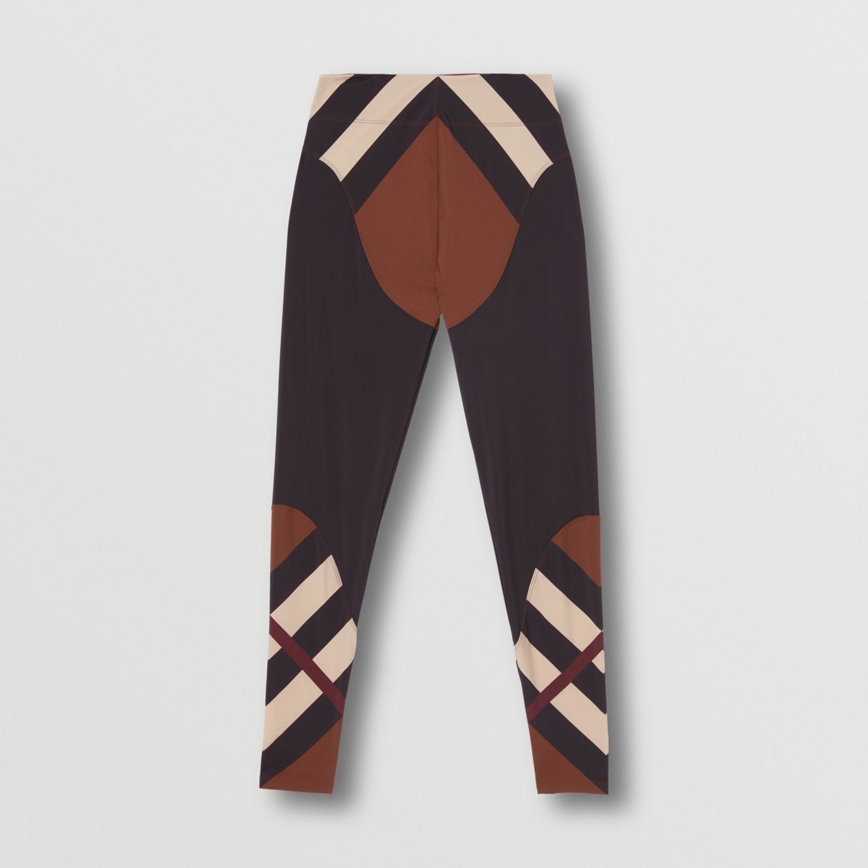 BURBERRY Checked stretch-jersey leggings